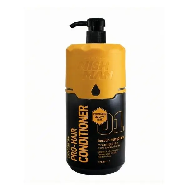 01 - COMPLEJO KERATINA SIN PARABENOS NI PARABENOS NI SILICONA ACONDICIONADOR USO PROFESIONAL 1250ML