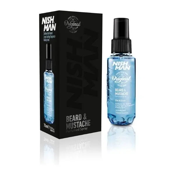 SIN ALCOHOL GENIUS PERFUME HIDRATANTE PARA BARBA Y BIGOTE SPRAY 75 ML