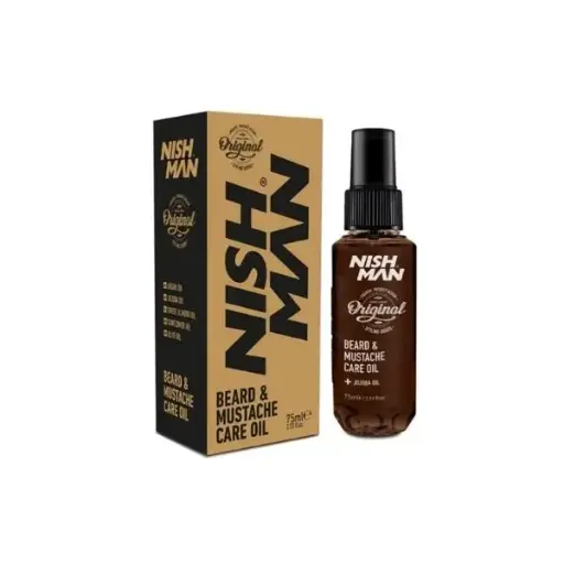 ACEITE DE CUIDADO DE BARBA Y BIGOTE 75 ML
